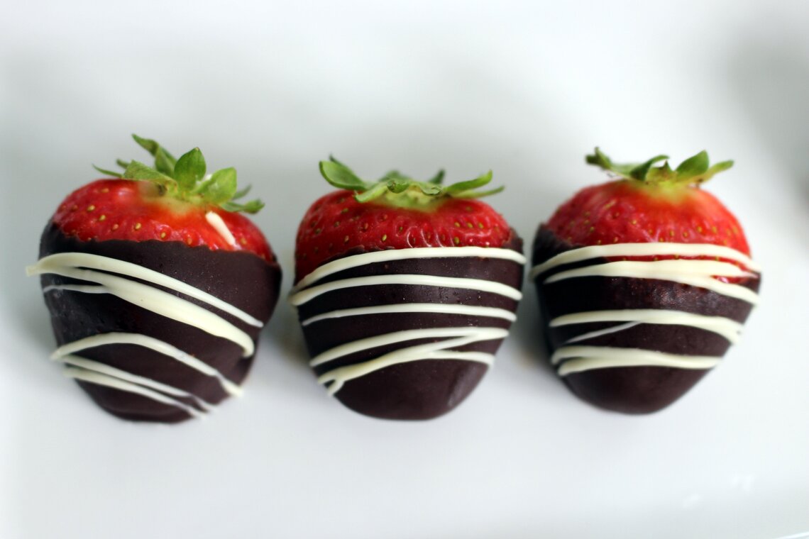 Choc strawberries