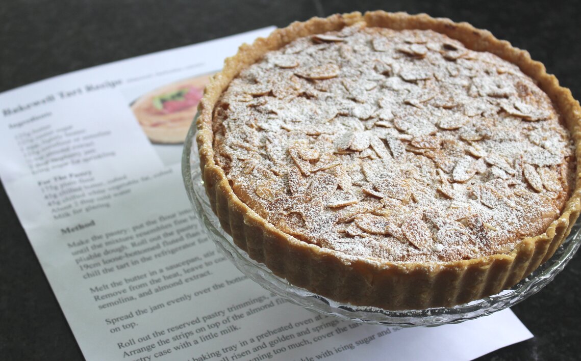 Bakewell Tart &amp; recipe