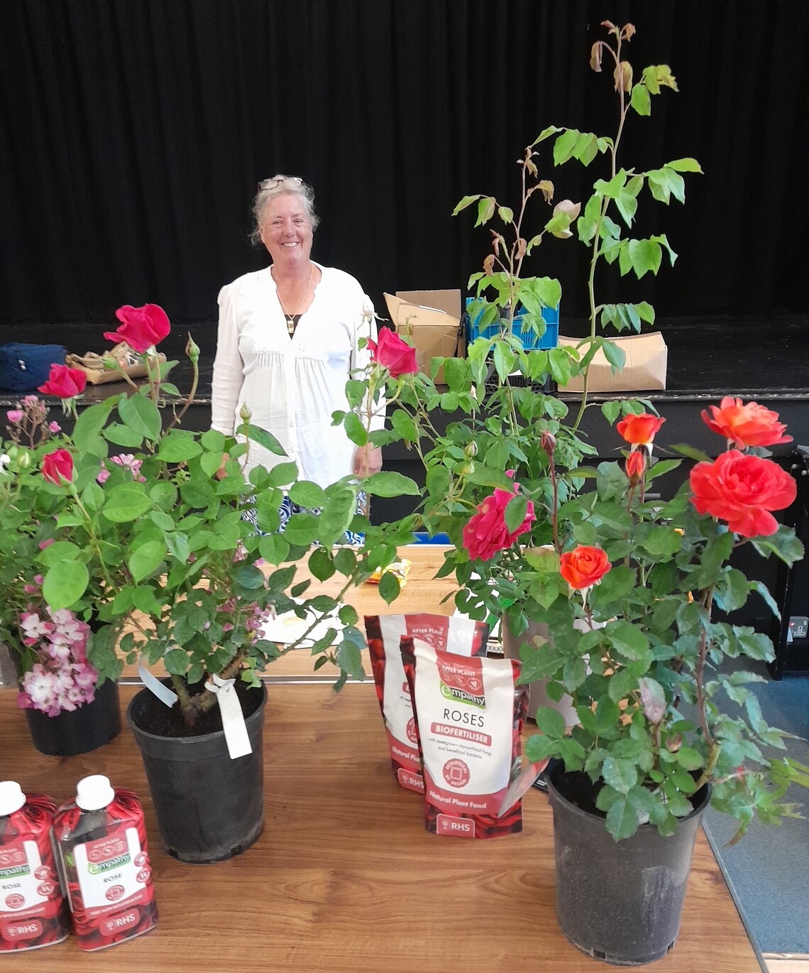 Elizabeth and roses